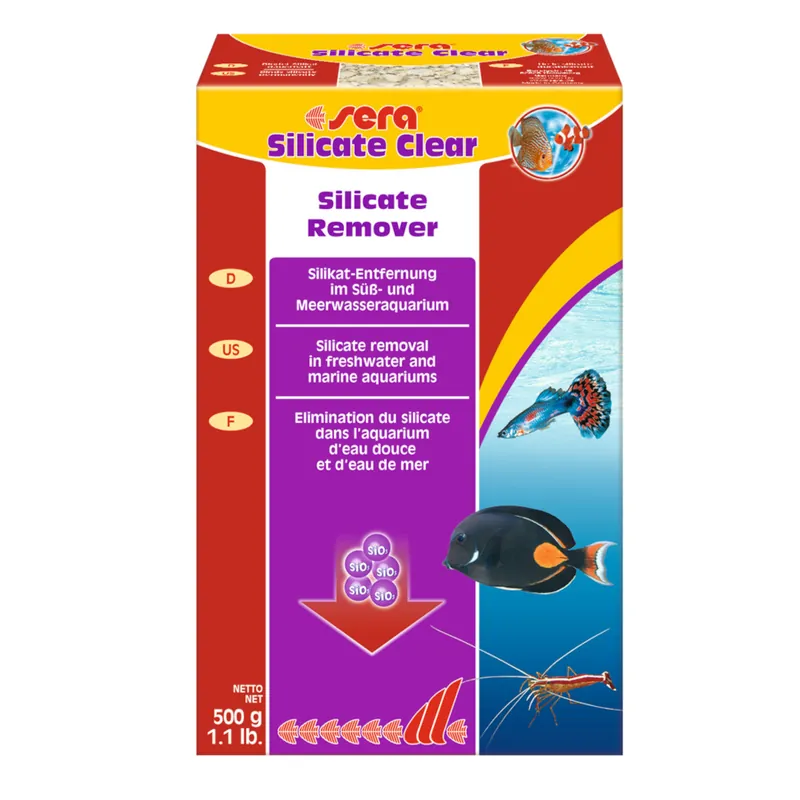 Preisreduziert sera Silicate Clear 500 g - Silikatentfernung